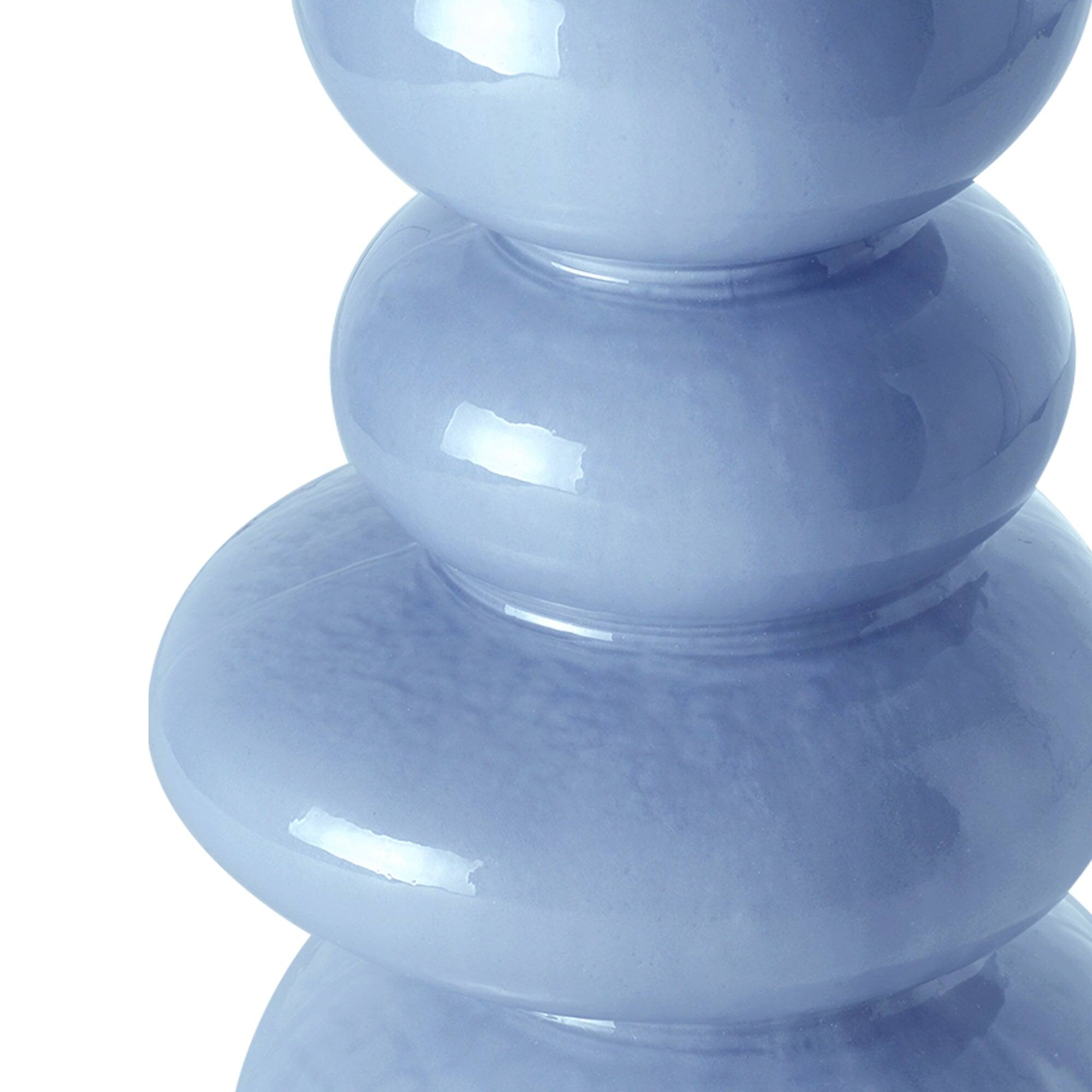 American Art Decor Foggy Blue Cairns Glass Vase Set